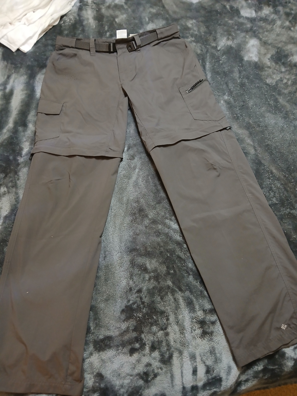 Men's Convertible Cargo Pants - Gray